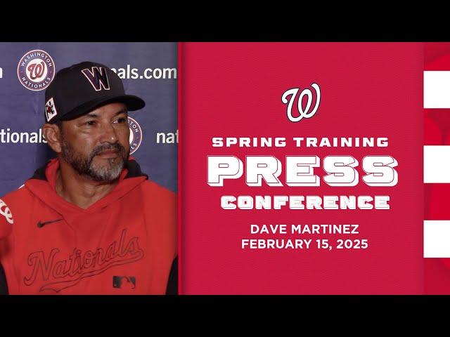 Dave Martinez Spring Training Press Conference