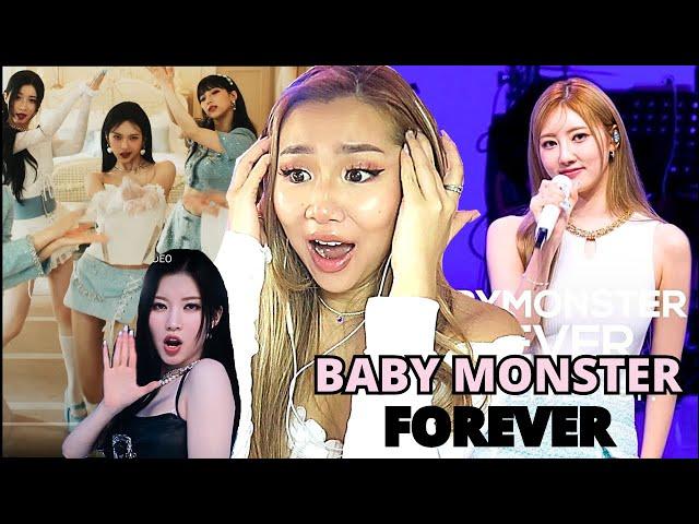 BABY MONSTER 'FOREVER'  M/V, DANCE PERFORMANCE & LIVE | REACTION/REVIEW