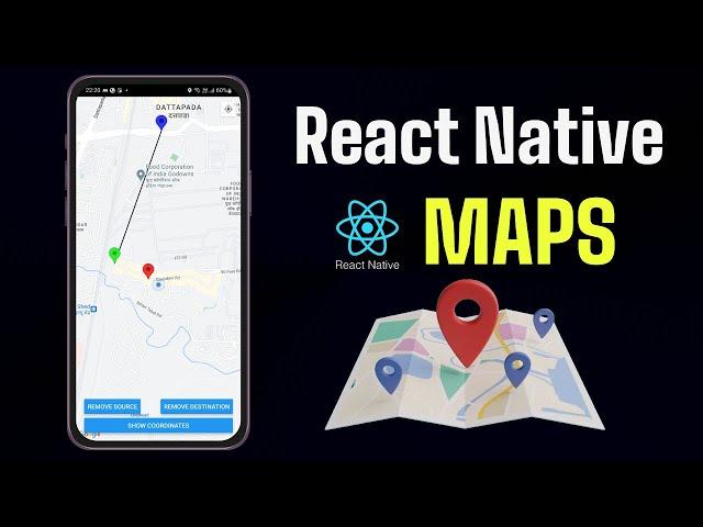 React Native Maps Tutorial || Step-by-Step || Maps with React Native