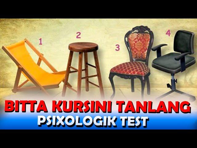 Psixologik test Hozir sizga nima muhumlikini aytaman