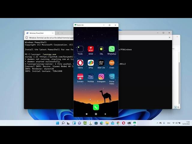 How to Setup GenyMobile Scrcpy | How to Mirror your Android Screen to Windows 11/10 with Scrcpy