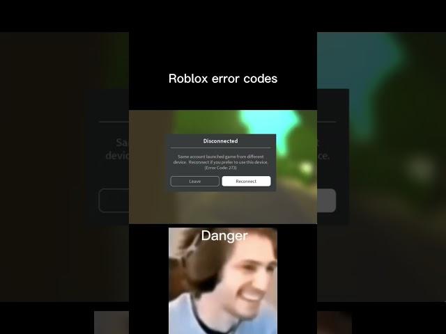 Roblox error code 273