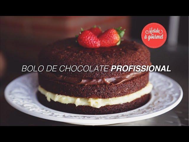 Bolo de Chocolate Profissional (para bolo de aniversário)