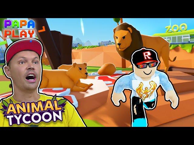 Купил львов в Animal Tycoon