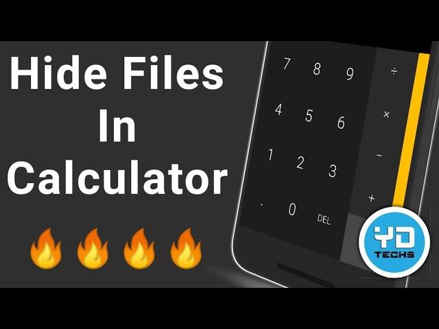 How to hide Secret files in Calculator | Hide videos | Hide photos | smart hide calculator 