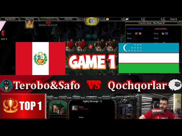 DOTA TOP 1 - Terobo&Safo vs Qochqorlar (GAME 1) Group D