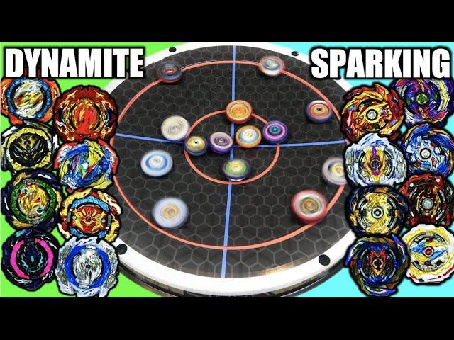 ALL DYNAMITE BEYBLADES vs ALL SUPERKING BEYBLADES