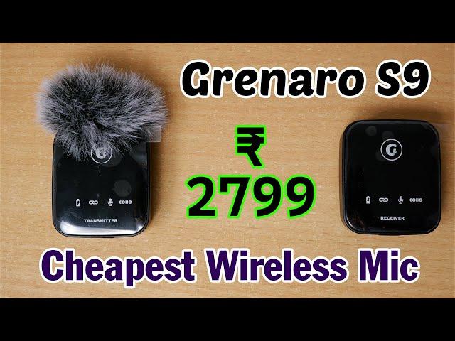 GRENARO S9 Wireless Microphone with Noise Cancellation Review  Best mic for new Youtubers in India