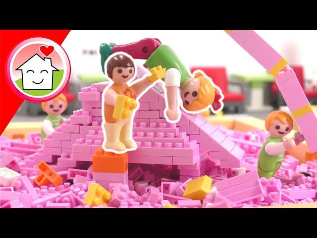 Playmobil Familie Hauser - Am Brick Day mit Anna und Lena und Familie Overbeck