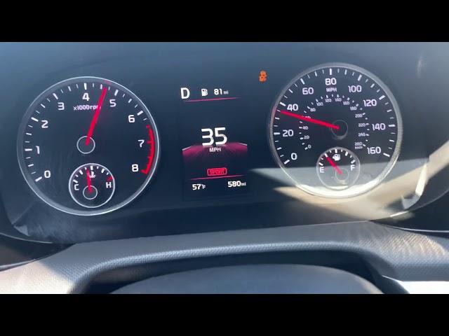 2021 Kia K5 GT line 0-110mph  acceleration test