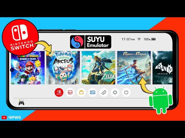 Turn any Android Phone into a Nintendo Switch | Suyu Emulator Android