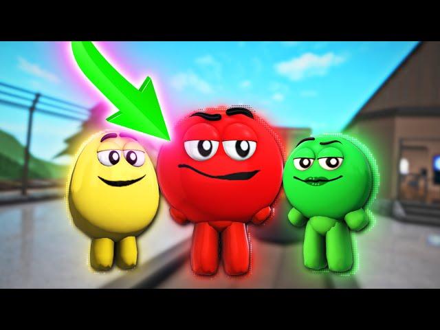 WE PLAYED MM2 as M&M's!! (Murder Mystery 2)