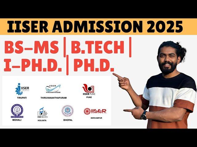 IISER Admissions 2025: 5-Year BS-MS, BS, and B.Tech Programs | Eligibility, Courses & More!