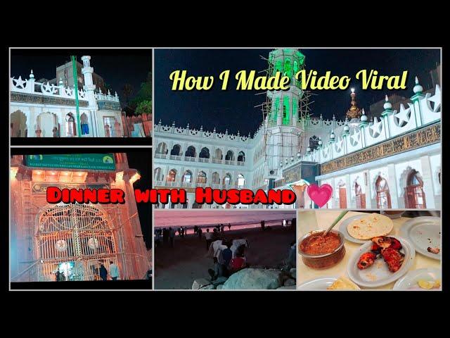 How I made My Video Viral on YouTube || Husband Ke Sath Dinner ️|| Visit Ismail Yusuf College ||