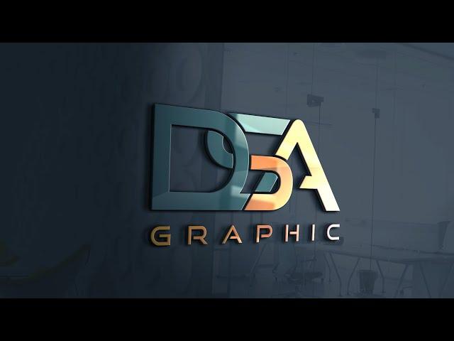 Typography Logo Design In Coreldraw | Text Logo Design In Coreldraw | Dsa Graphic | Hindi & Urdu