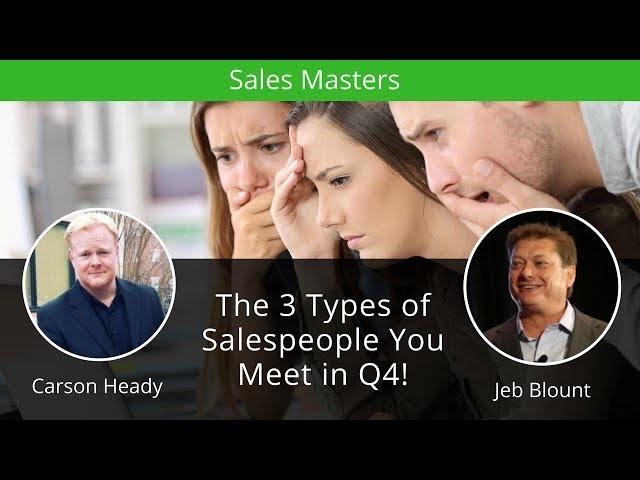 How to Crush Your Quota in Q4 and Finish the Sales Year Strong - Carson Heady and Jeb Blount