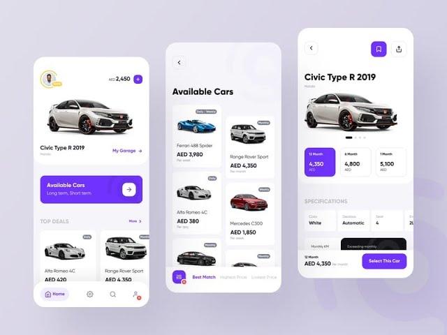 Car Rental Management System App |  Flutter | Velocity X | Backend Firebase