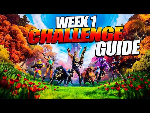 FORTNITE SEASON 6 WEEK 1 EPIC QUEST CHALLENGE GUIDE (All Week 1 Epic Quests)