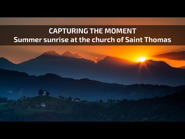 Capturing moments with photography - Solstice sunrise at Saint Thomas Church