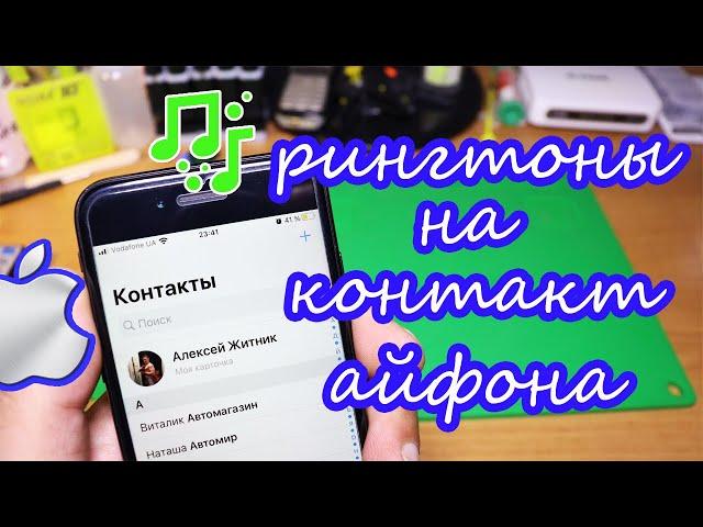 Как установить рингтон на контакты Айфон