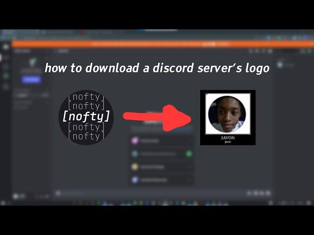 how to easily download a discord server's icon