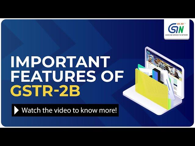 All you want to know about GSTR-2B