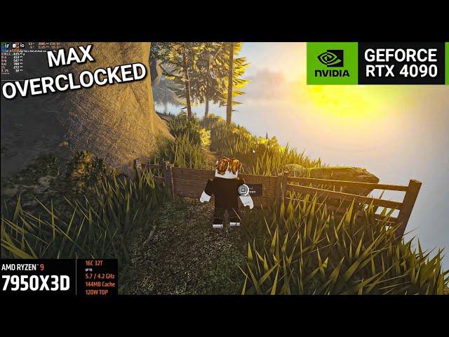 ROBLOX: RTX 4090 / 7950X3D - Max Graphics Quality - 1440p | Benchmark