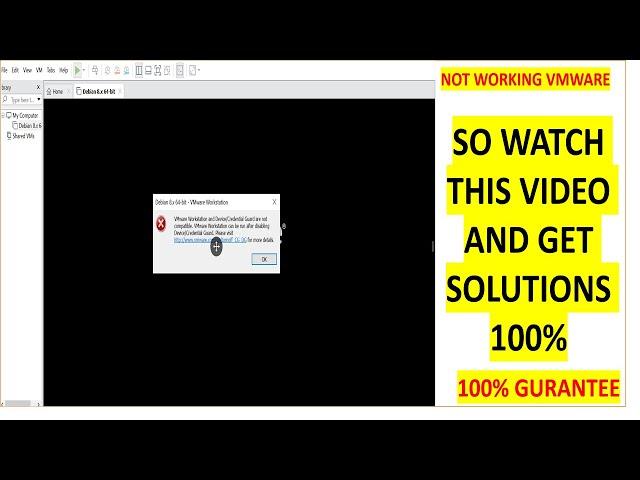 VMware Workstation and Device/Credential Guard are not compatible Fix