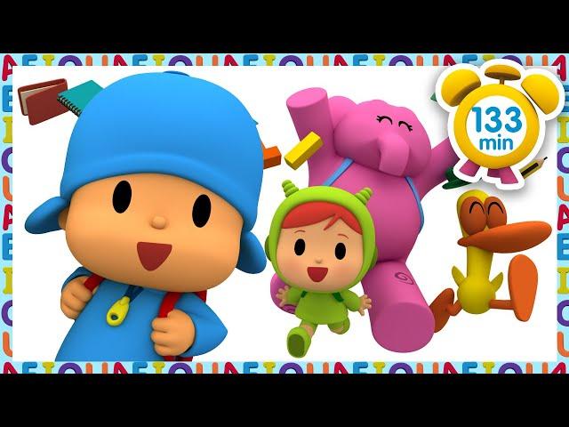  POCOYO in ENGLISH - Back to School [ 133 minutes ] | Full Episodes | VIDEOS and CARTOONS for KIDS