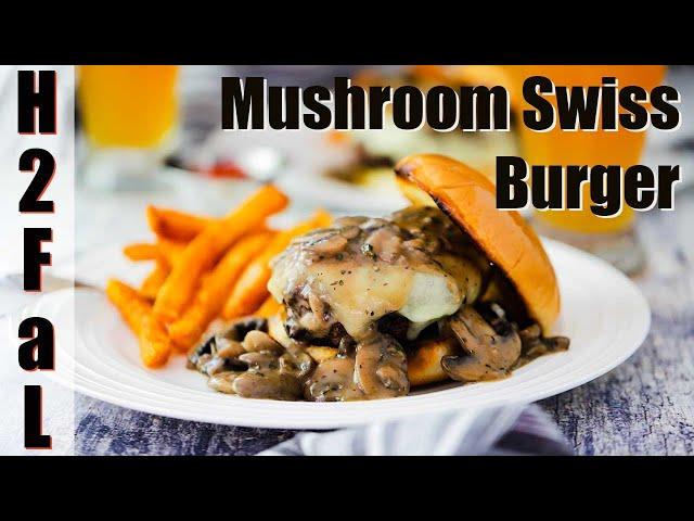 Sensational Sandwiches | MUSHROOM SWISS BURGER | How To Feed a Loon