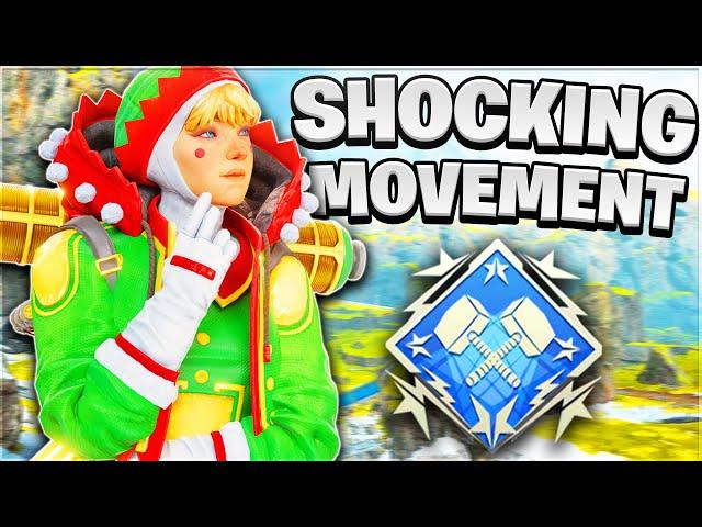 CHRISTMAS WATTSON SKIN GIVES ME SHOCKING MOVEMENT! | Apex Legends Season 15