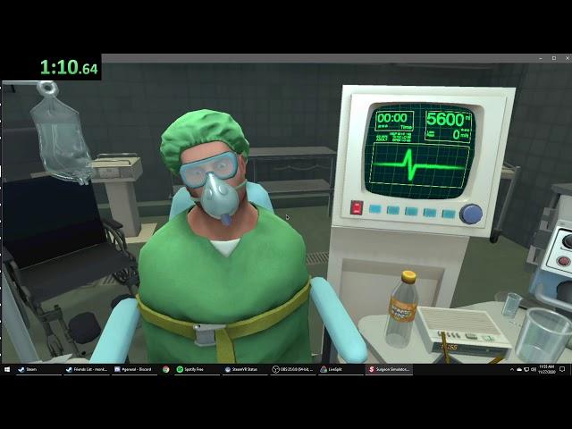 Surgeon Simulator ER Speedrun (2:06.03) [WR]