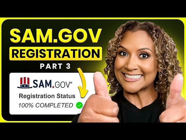 Sam.Gov Registration 2023 | Becoming A Prime Government Contractor | Part 3