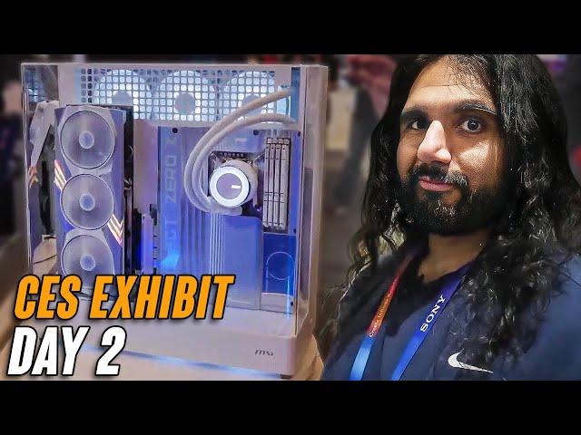 THE CES Exhibit Stream Day 2! Going to Nvidia, Starforge Suite, and MORE! | Esfand Live 01/08/2025