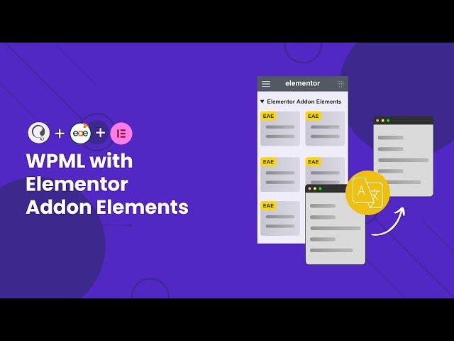 WPML Integration with Elementor Addon Elements