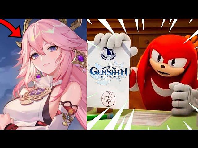 Knuckles Rates Genshin Impact Waifus #2