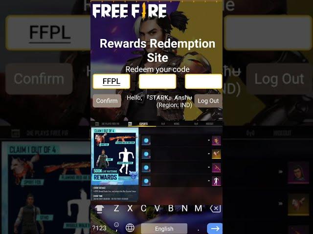 FREE FIRE REDEEM CODE TODAY | 30 JANUARY REDEEM CODE FREE FIRE | FF REDEEM CODE TODAY 30 JANUARY