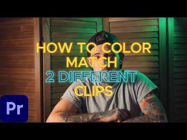 Quick Color Matching in Adobe Premiere Pro: How to Auto-Match Colors Fast!