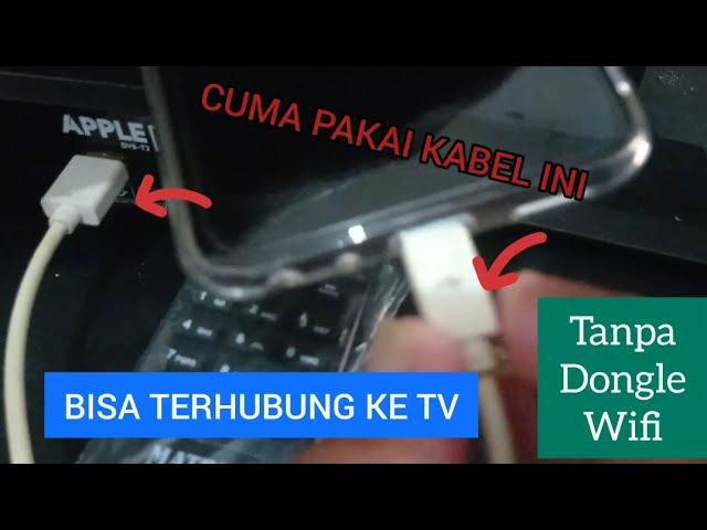 "100% BERHASIL" Belajar menghubungkan HP ke TV