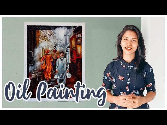 OIL PAINTING TIME-LAPSE | Talat Ansari