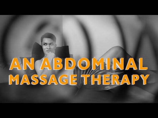 An Abdominal Massage Therapy for A Young Man