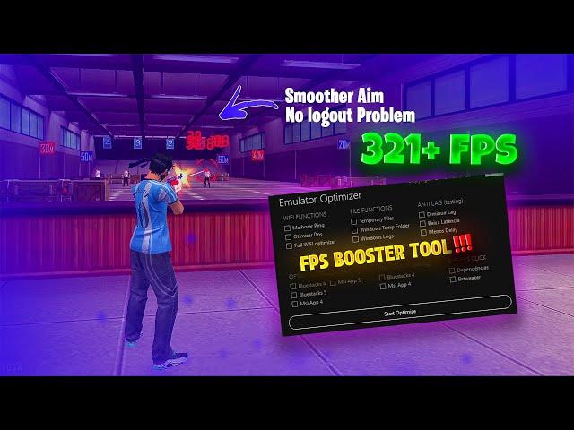 The Ultimate FPS Boost free fire Bluestacks 5 4K | #freefire #bluestacks