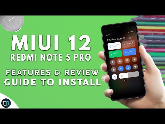 MIUI 12 FIRST LOOK |  Redmi Note 5 Pro MIUI 12 Update | Install Now