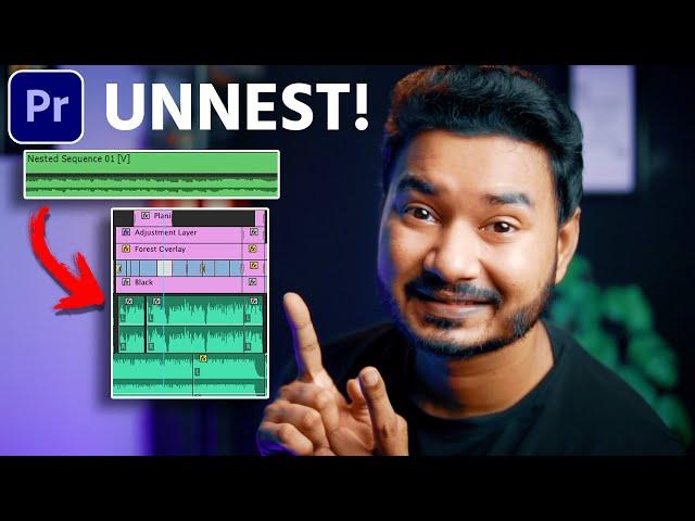 How to UNNEST a Nested sequence in Adobe Premiere Pro [Real Way!]
