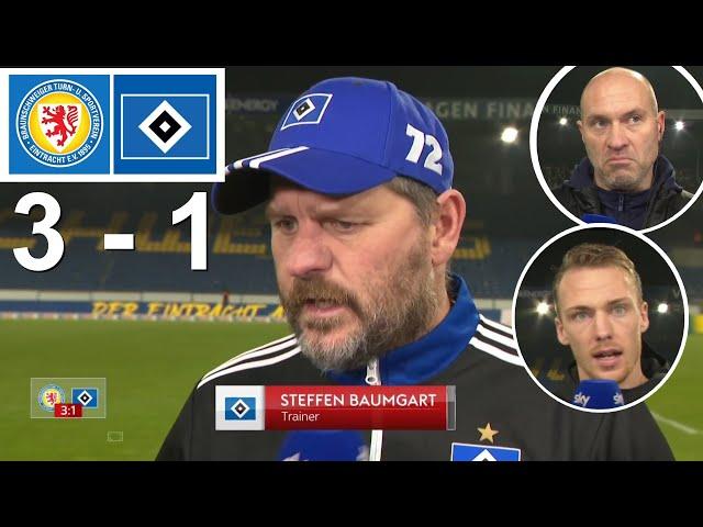 Steffen Baumgart Scherning Schonlau Interview Nach Dem Spiel Braunschweig 3 vs 1 Hamburger 08/11/24