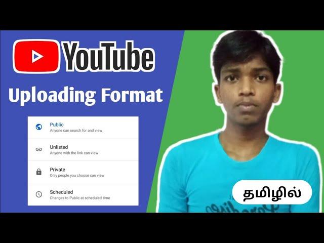 YouTube VISIBILITY Uploading Options [ Public, Private, Unlisted & Schedule ] in Tamil | Raja Tech