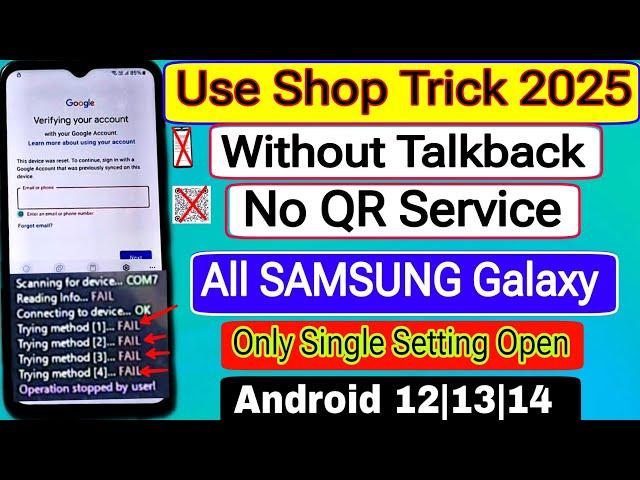 All Samsung Galaxy Frp Bypass Without Pc 2024 Android 12-13-14 Latest Security 2025Trick Frp Unlock