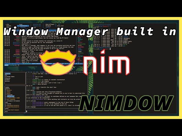 First look at the Nimdow Window Manager