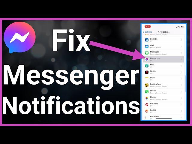 How To Fix Facebook Messenger Notifications