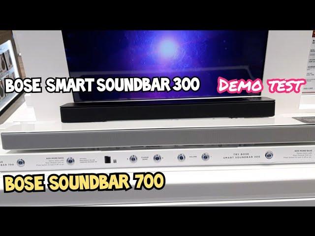 Bose Smart SoundBar 300 and SoundBar 700 | Demo Sound Test